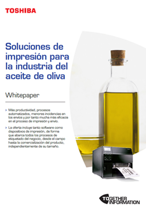 soluciones de impresion para la industria del aceite de oliva